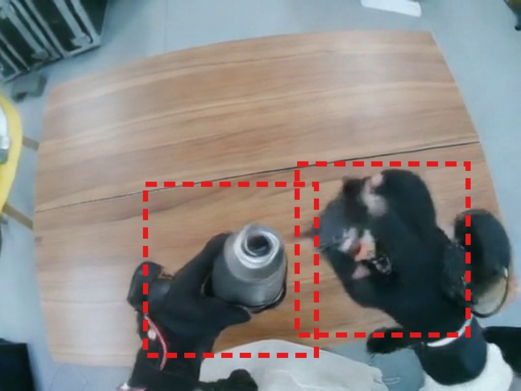Vision-only baseline at frame 44
